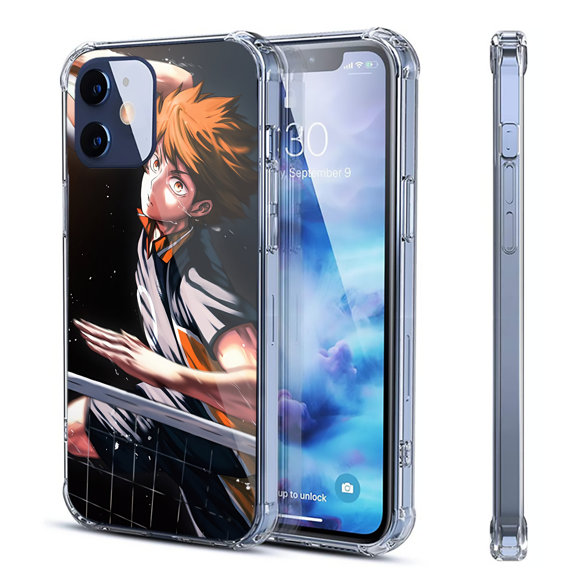 （画像用） ハイキュー!! Haikyu!! 【iPhone 12シリーズ対応】透明スマホケース（クリアソフトケース）